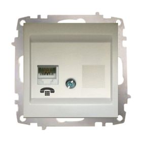 Elbi Zena 1RJ11 5 Adet Mekanik Titanyum Telefon Prizi