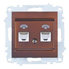Elbi Zena 2RJ11 10 Adet Mekanizma Maun Telefon Prizi