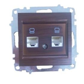 Elbi Zena 2RJ45 10 Adet Mekanizma Maun Data Prizi