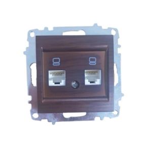 Elbi Zena 2RJ45 10 Adet Mekanizma Maun Data Prizi