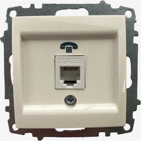 Elbi Zena Natural Beyaz Numeris Telefon Prizi