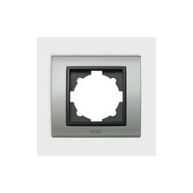 Elbi Zena Platin Inox Tekli Priz Çerçevesi