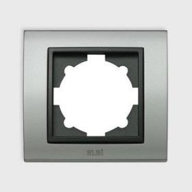 Elbi Zena Platin Inox Tekli Priz Çerçevesi
