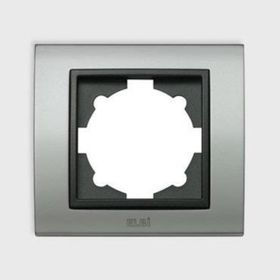 Elbi Zena Platin Inox Tekli Priz Çerçevesi