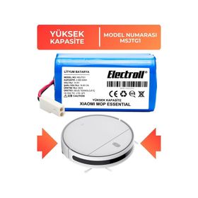 Electroll 2800 mAh Xiaomi Mi Vacuum Mop Essential Uyumlu Batarya