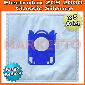 Electrolux ZCS 2000 Classic Silence Bez 5 Adet Uyumlu Süpürge Toz Torba