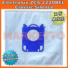 Electrolux ZCS 2220BEL Classic Silence Bez 5 Adet Uyumlu Süpürge Toz Torba