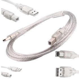 Electroon 1.5 m Şeffaf USB Yazıcı Kablosu