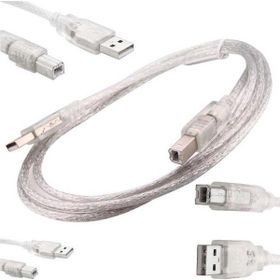 Electroon 1.5 m Şeffaf USB Yazıcı Kablosu