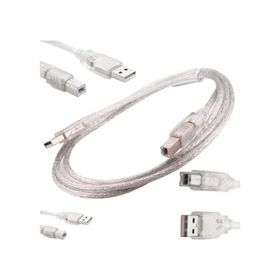 Electroon 1.5 m Şeffaf USB Yazıcı Kablosu