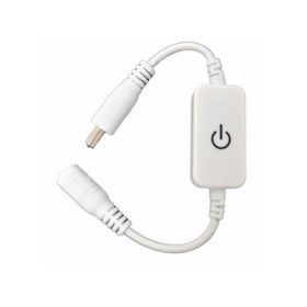 Electroon 12V-24V 5.5x2.5 mm Beyaz Dokunmatik On-Off Anahtar