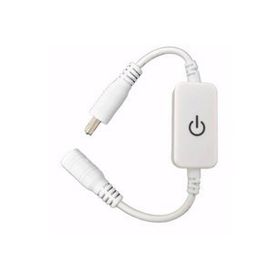 Electroon 12V-24V 5.5x2.5 mm Beyaz Dokunmatik On-Off Anahtar