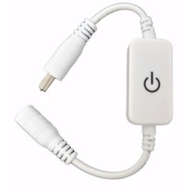 Electroon 12V-24V 5.5x2.5 mm Beyaz Dokunmatik On-Off Anahtar