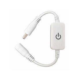 Electroon 12V-24V 5.5x2.5 mm Beyaz Dokunmatik On-Off Anahtar