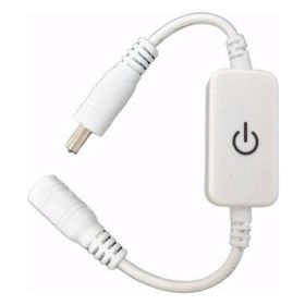 Electroon 12V-24V 5.5x2.5 mm Beyaz Dokunmatik On-Off Anahtar