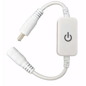 Electroon 12V-24V 5.5x2.5 mm Beyaz Dokunmatik On-Off Anahtar