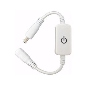 Electroon 12V-24V 5.5x2.5 mm Beyaz Dokunmatik On-Off Anahtar