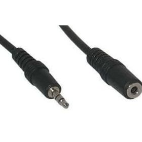Electroon 3.5 mm 5 m Stereo Jaklı Dişi-Erkek Aux Ses Kablosu