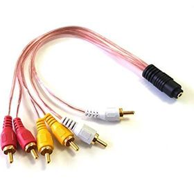 Electroon 3.5 mm Erkek - 6RCA Dişi 5+1 Kablosu