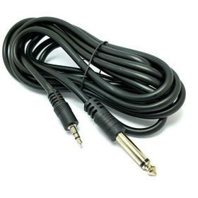 Electroon 6.3 mm Mono 3.5 mm 5 m Stereo Kablo