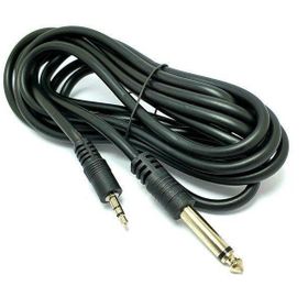 Electroon 6.3 mm Mono 3.5 mm 5 m Stereo Kablo
