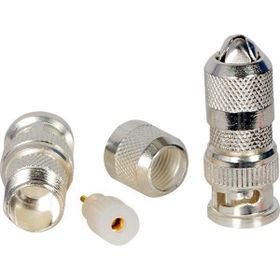 electroon Gümüş BNC Erkek Fiş Konnektör