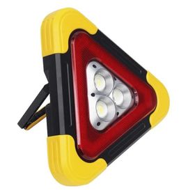 Electroon HB-7709 Solar Şarjlı Üçgen Reflektör Işıklı İkaz Lambası