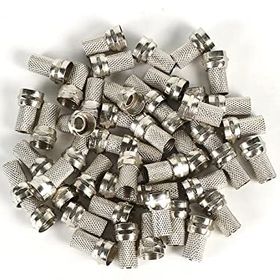Electroon RG6 100 Adet Gümüş F Konnektör