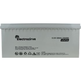 Electrozirve 12.8V 200Ah LifePO4 Lityum Akü