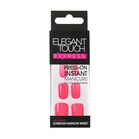 Elegant Touch Express Polished Bright Coral Takma Tırnak