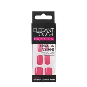 Elegant Touch Express Polished Bright Coral Takma Tırnak