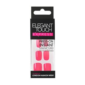 Elegant Touch Express Polished Bright Coral Takma Tırnak