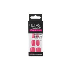 Elegant Touch Express Polished Bright Coral Takma Tırnak