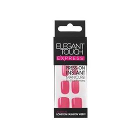 Elegant Touch Express Polished Bright Pink Takma Tırnak