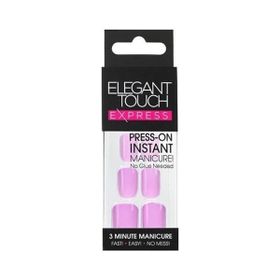 Elegant Touch Express Polished Dusky Lilac Takma Tırnak