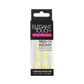 Elegant Touch Express Polished Dusky Yellow Takma Tırnak