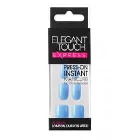 Elegant Touch Express Polished Pastel Blue Takma Tırnak