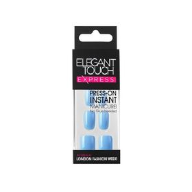 Elegant Touch Express Polished Pastel Blue Takma Tırnak