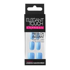 Elegant Touch Express Polished Pastel Blue Takma Tırnak