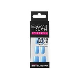 Elegant Touch Express Polished Pastel Blue Takma Tırnak