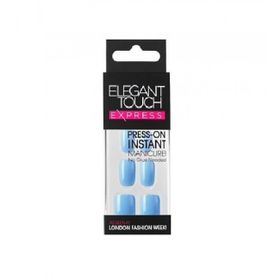 Elegant Touch Express Polished Pastel Blue Takma Tırnak