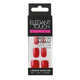 Elegant Touch Express Polished Red Takma Tırnak