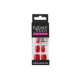 Elegant Touch Express Polished Red Takma Tırnak