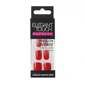 Elegant Touch Express Polished Red Takma Tırnak