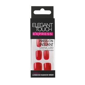 Elegant Touch Express Polished Red Takma Tırnak