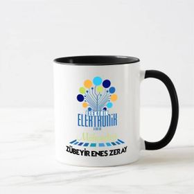 Elektrik Elektronik Mühendisi-Siyah Kupa Bardak