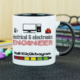 Elektrik Elektronik Mühendisi-Siyah Kupa Bardak