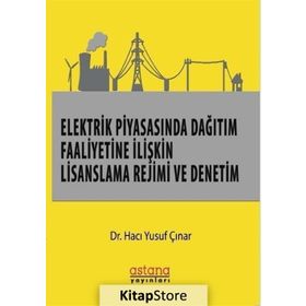 Elektrik Piyasasında Dağıtım Faaliyetine İlişkin Lisanslama Rejimi Ve Denetim - Hacı Yusuf Çınar