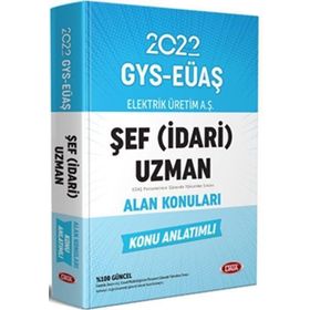 Elektrik Üretim Aş Eüaş Gys Şef İdari Uzman Alan Konuları Konu Anlatımlı - Data Yayınları