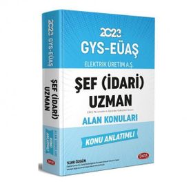 Elektrik Üretim Aş Eüaş Gys Şef İdari Uzman Alan Konuları Konu Anlatımlı - Data Yayınları